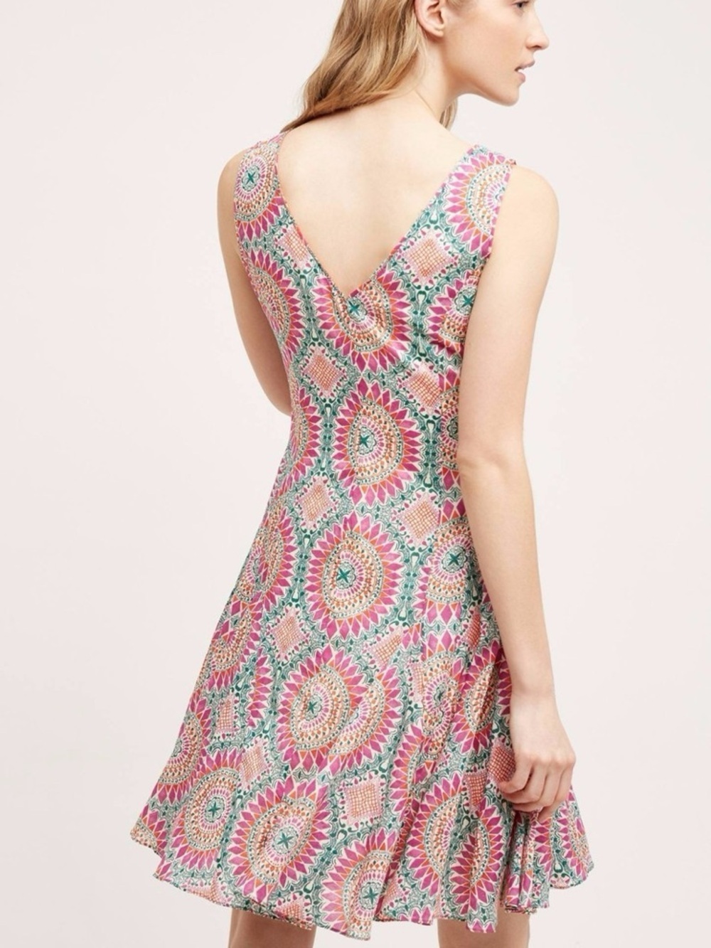 Anthropologie HD in Paris South Island Printed Dress - Picture 8 of 9